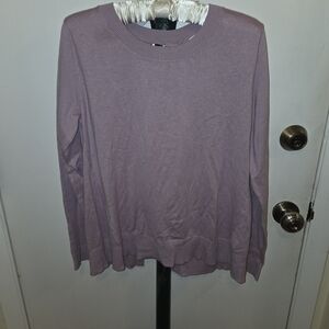 New York & Company Purple Sweatshirt